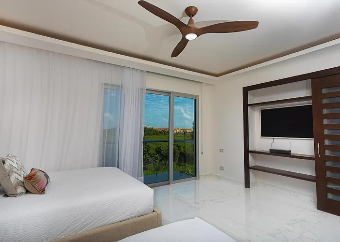 Casa Diva Stunning Ph Ocean View 2 Bedroom & Office At Mareazul Apts * Playa del Carmen